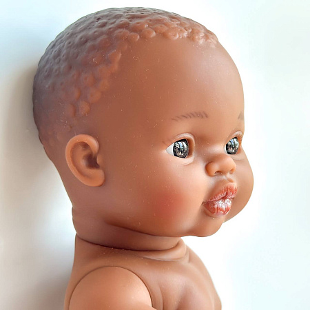 Кукла Горди, виниловый пупс без одежды, девочка МУЛАТКА, 34 см (Арт.34024)